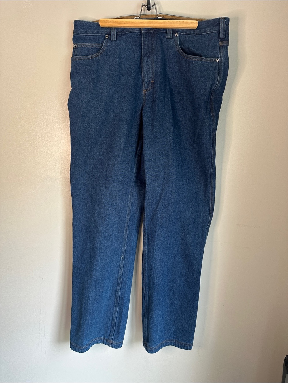 Men's Duluth Trading Company Medium Wash Denim Jeans Size 38x34